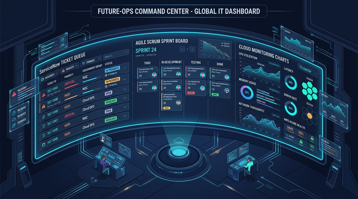 IT Support Academy - Enterprise Command Center & ITSM Simulator